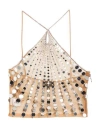 Retroféte Retrofête Woman Top Camel Size M Nylon In Beige