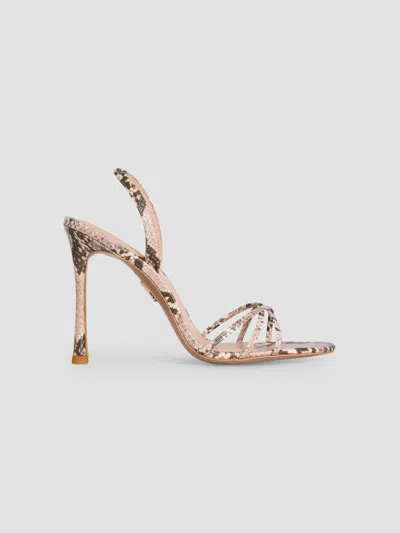 Retroféte Women's Anabel 105mm Leather Slingback Sandals In Neutral