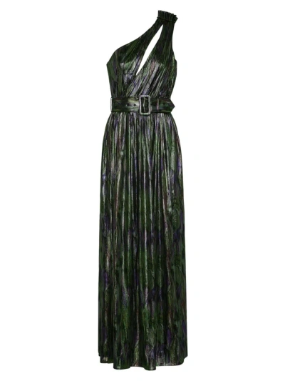 Retroféte Women's Andrea Dress In Green Print