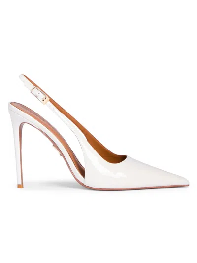 Retroféte Women's Cindy 110mm Patent Leather Slingback Pumps In Animal Print