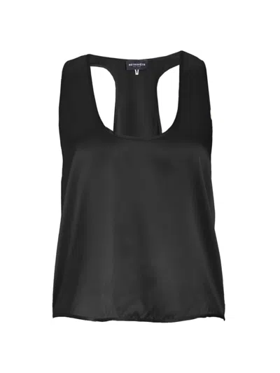 Retroféte Dori Sleeveless Top In Black