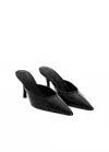 Retroféte Women's Francesca Leather Mule In Black Croco In Black