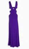 Retroféte Women's Halter Maxi Dress In Violet In Purple