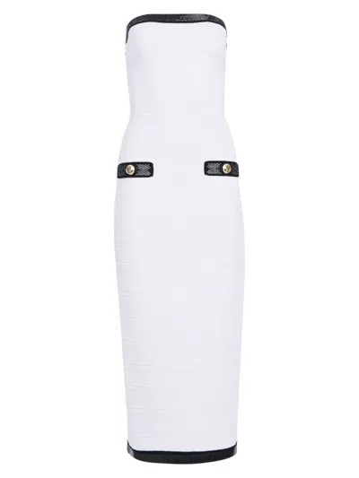Retroféte Women's Jenn Dress In White Black