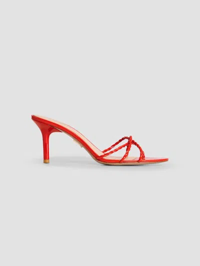 Retroféte Women's Karolina 75mm Leather Sandals In Red