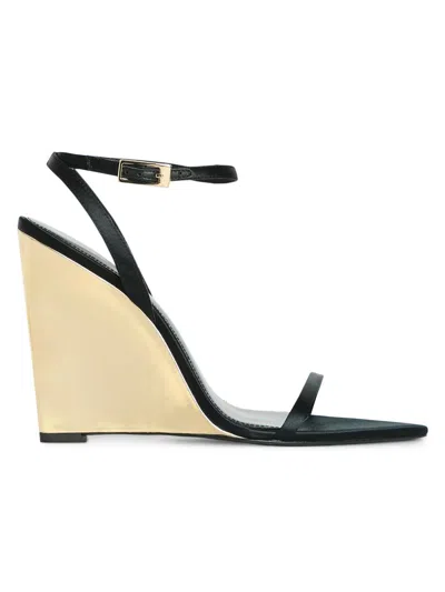 Retroféte Women's Nelly 110mm Silk Wedge Sandals In Multi