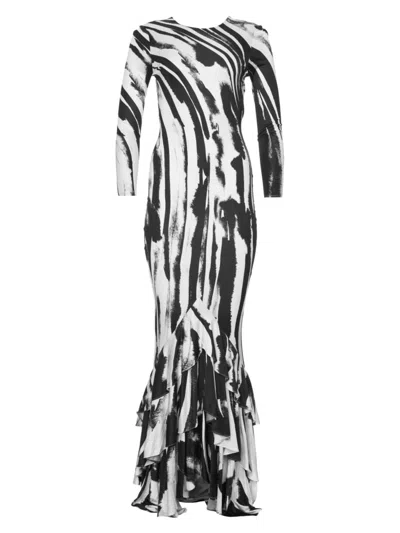 Retroféte Women's Sara Dress In Zebra Ink