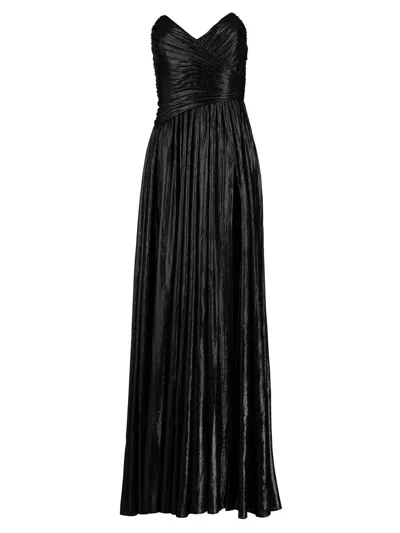 Retroféte Women's Waldorf Lamé Gown In Black