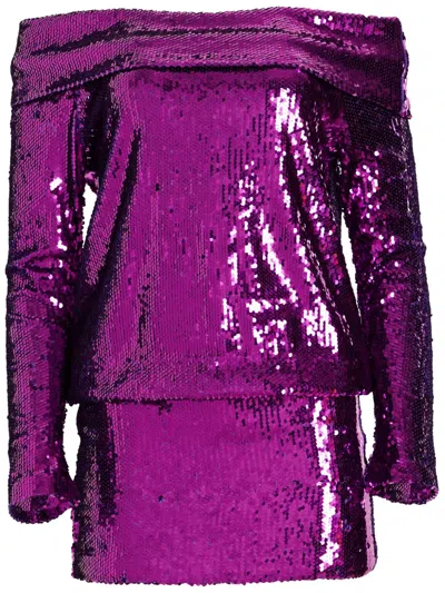 Retroféte Wyn Dress In Amethyst