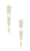 Retroféte X Keren Wolf Wavy Earring In 金色