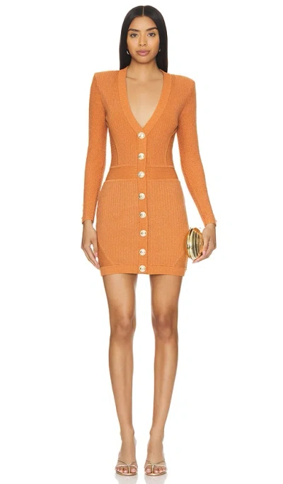 Retroféte Women's Zem Dress In Metallic Rust