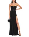 Retroféte Zoa Pleated Maxi Dress In Black