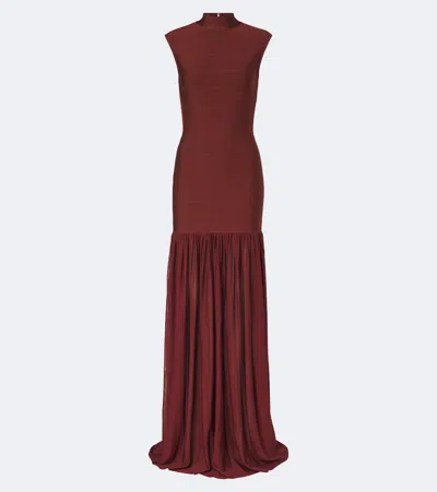 Retroféte Retrofête Zosima Knitted Gown In Orange