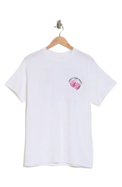 Retrofit Don't Look Back Graphic T-shirt In White