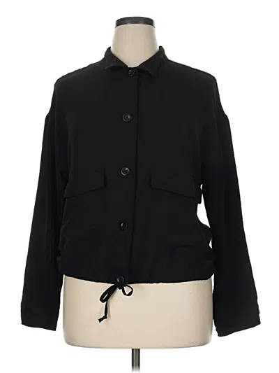 Pre-owned Retrology 3/4 Sleeve Blouse In Black