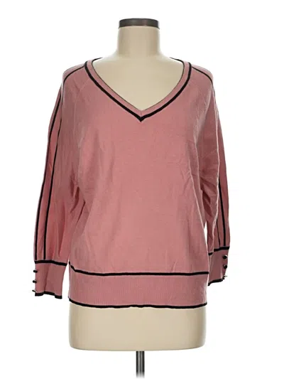Pre-owned Retrology 3/4 Sleeve T-shirt In Pink