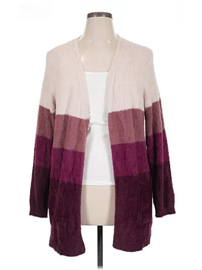 Pre-owned Retrology Cardigan Sweater In Burgundy