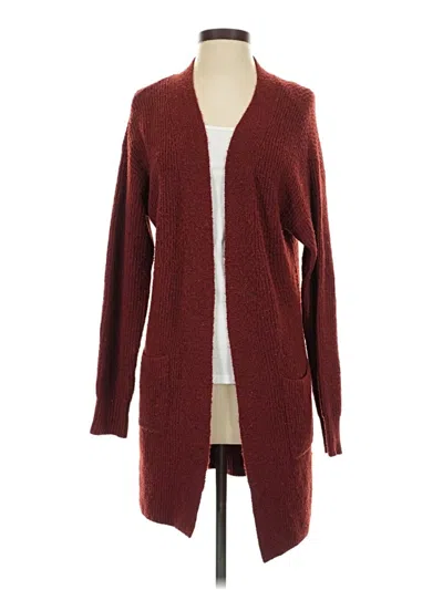 Pre-owned Retrology Cardigan Sweater In Burgundy