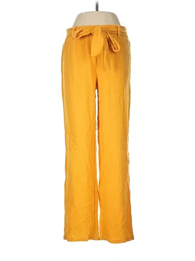 Pre-owned Retrology Casual Pants In Yellow