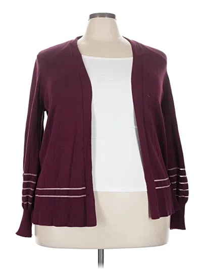 Pre-owned Retrology Kimono In Burgundy