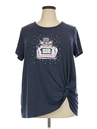Pre-owned Retrology Short Sleeve T-shirt In Blue