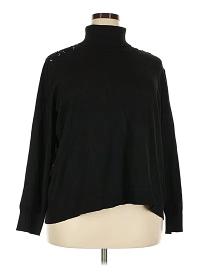 Pre-owned Retrology Turtleneck Sweater In Black