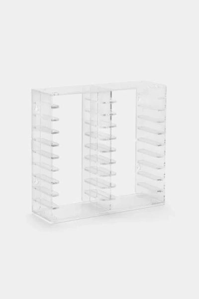 Retrospekt Acrylic Cassette Tape Storage Rack For 20 Cassettes In Clear