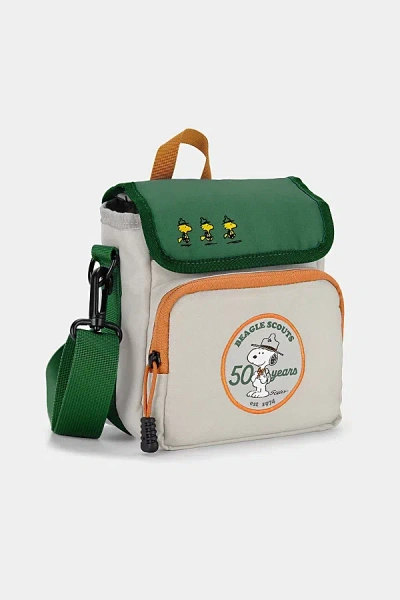 Retrospekt Peanuts Beagle Scouts  Instant Camera Bag In Green At Urban Outfitters