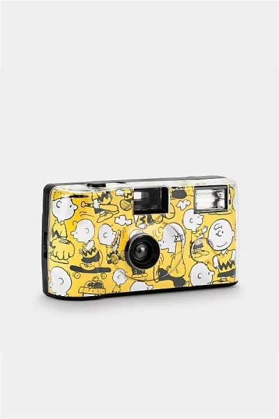 Retrospekt Peanuts Charlie Brown Simple-use 35mm Film Camera In Yellow At Urban Outfitters