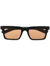 Retrosuperfuture Rectangle-frame Sunglasses In Orange