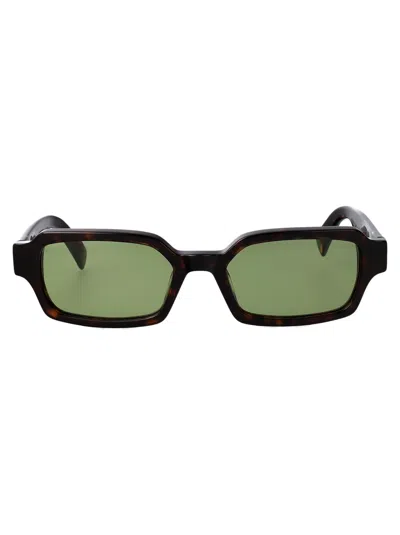 Retrosuperfuture 3627 Acetate Sunglasses In Green