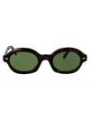 Retrosuperfuture 3627 Green Acetate Sunglasses In Brown