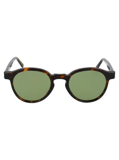 RETROSUPERFUTURE RETROSUPERFUTURE 3627 GREEN ACETATE SUNGLASSES