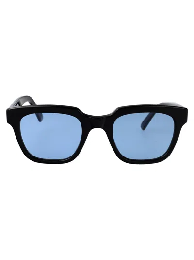 Retrosuperfuture Super America Azure Sunglasses In Black