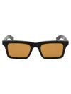 Retrosuperfuture Black Striped Acetate Sunglasses