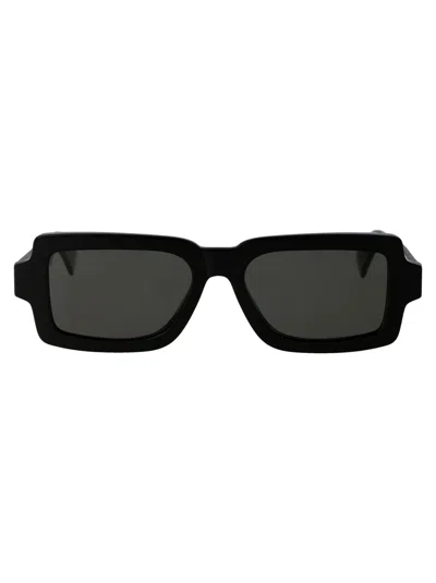 Retrosuperfuture Acetate Sunglasses In Black