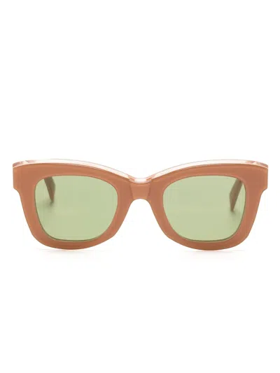 Retrosuperfuture Altura Square-frame Sunglasses In Pink
