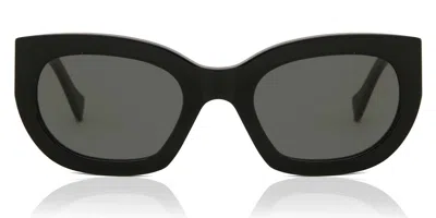 Retrosuperfuture Alva Black 38l Women's Sunglasses Black Size 53