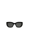 Retrosuperfuture Alva Rectangle Frame Sunglasses In Black