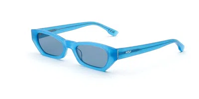 Retrosuperfuture Amata Estate Anice Qv3 Men's Sunglasses Blue Size 54
