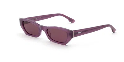 Retrosuperfuture Amata Estate Mirtillo K8x Men's Sunglasses Purple Size 54 In Brown