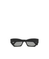 Retrosuperfuture Square-frame Logo-detail Sunglasses In Black