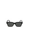 Retrosuperfuture America Rectangular Frame Sunglasses In Black