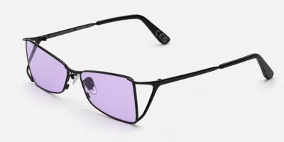 Retrosuperfuture Anaki Purple Xq0 Men's Sunglasses Black Size 53