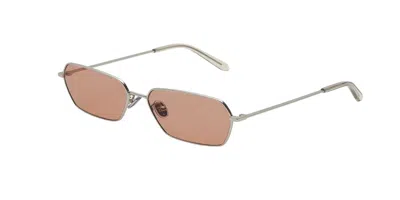 Retrosuperfuture Balarm Nebbia Rosa Ar9 Men's Sunglasses Silver Size 59 In Metallic