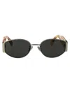 Retrosuperfuture Beige Combined Sunglasses In Green