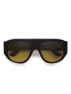 Retrosuperfuture Biscotto Pilot-frame Sunglasses In Black