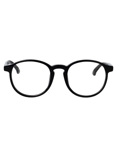 Retrosuperfuture Black Acetate Glasses In Pattern