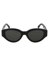 Retrosuperfuture Black Acetate Sunglasses In Black