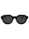 Retrosuperfuture Black Acetate Sunglasses In Black